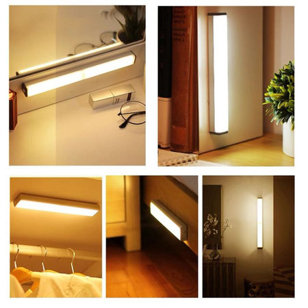 Φωτάκι Νυκτός LED με Αισθητήρα Κίνησης (ψυχρό λευκό) 0.3m | Λευκό | White | FixPremium