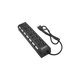 USB Hub με Διακόπτη Ισχύος για 7 Θύρες USB | Μαύρο | Black | FixPremium