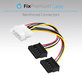 Καλώδιο Τροφοδοσίας IDE ATA / 2x SATA | FixPremium