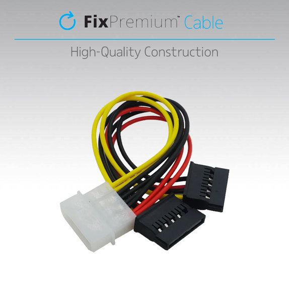 Καλώδιο Τροφοδοσίας IDE ATA / 2x SATA | FixPremium
