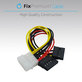 Καλώδιο Τροφοδοσίας IDE ATA / 2x SATA | FixPremium