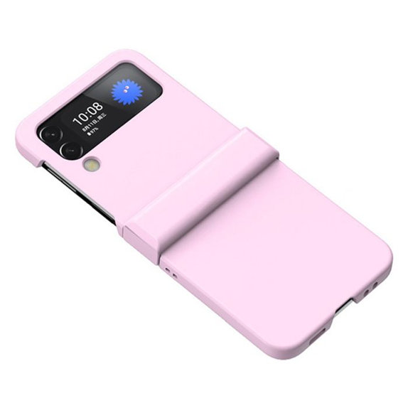Θήκη σιλικόνης για Samsung Z Flip 4, Ροζ, Pink, FixPremium