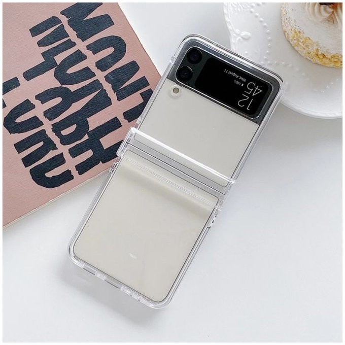 Θήκη σιλικόνης για Samsung Z Flip 4, Transparent, FixPremium