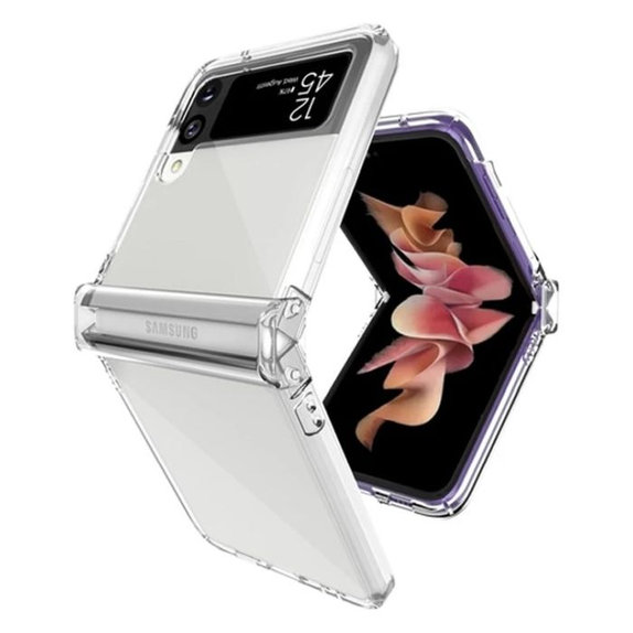 Θήκη σιλικόνης για Samsung Z Flip 4, Transparent, FixPremium
