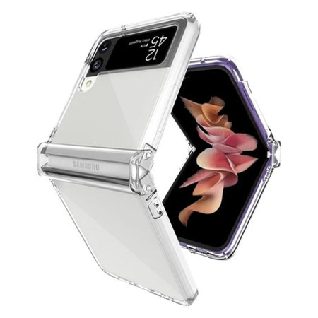 Θήκη σιλικόνης για Samsung Z Flip 4, Transparent, FixPremium