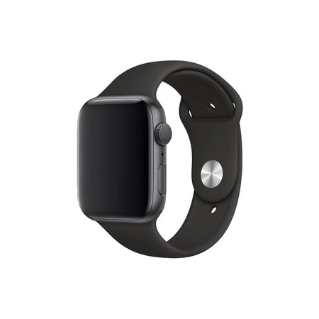 Σιλικόνης Λουράκι για Apple Watch | 42mm | 44mm | 45mm | 49mm | Μαύρο | Black | FixPremium