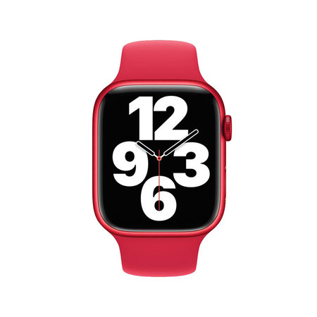 Σιλικόνης Λουράκι για Apple Watch | 38mm | 40mm | 41mm | Κόκκινο | Red | FixPremium