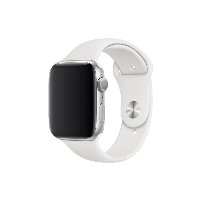 Σιλικόνης Λουράκι για Apple Watch | 42mm | 44mm | 45mm | 49mm | Λευκό | White | FixPremium