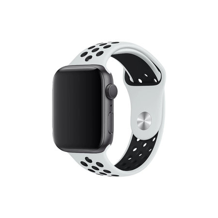 Σιλικόνης Αθλητικό Λουράκι για Apple Watch | 38mm | 40mm | 41mm | Λευκό | White | FixPremium