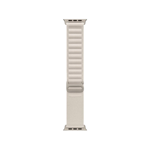 Λουράκι Alpine Loop για Apple Watch | 38mm | 40mm | 41mm | Λευκό του Άστρου | Starlight | FixPremium