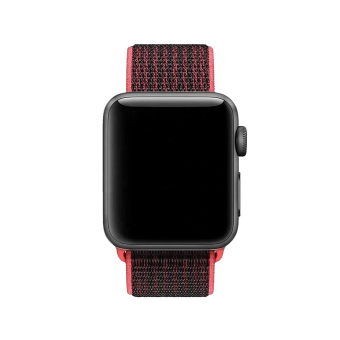 Νylon Λουράκι για Apple Watch | 42mm | 44mm | 45mm | 49mm | Κόκκινο | Red | FixPremium