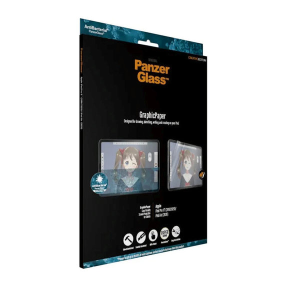 Προστατευτική μεμβράνη GraphicPaper Case για iPad (7th Gen 2019), διαφανής, PanzerGlass