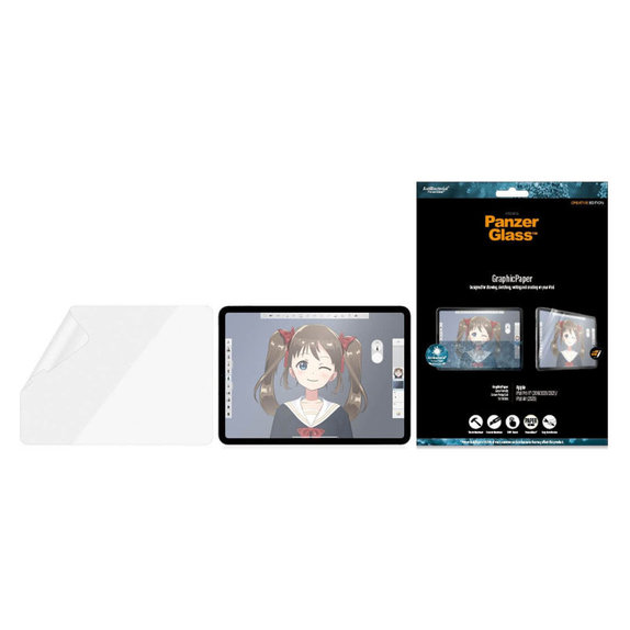 Προστατευτική μεμβράνη GraphicPaper Case Friendly AB για iPad Pro 11''/Air 10,9'', Διάφανο, PanzerGlass