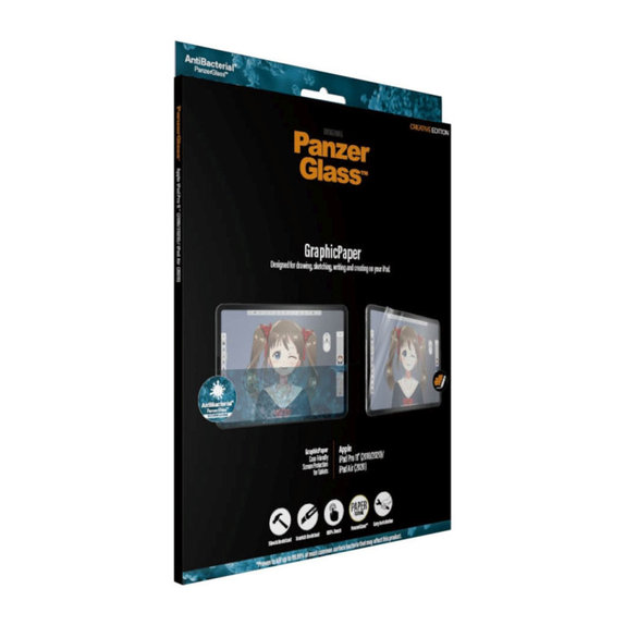 Προστατευτική μεμβράνη GraphicPaper Case Friendly AB για iPad Pro 11''/Air 10,9'', Διάφανο, PanzerGlass