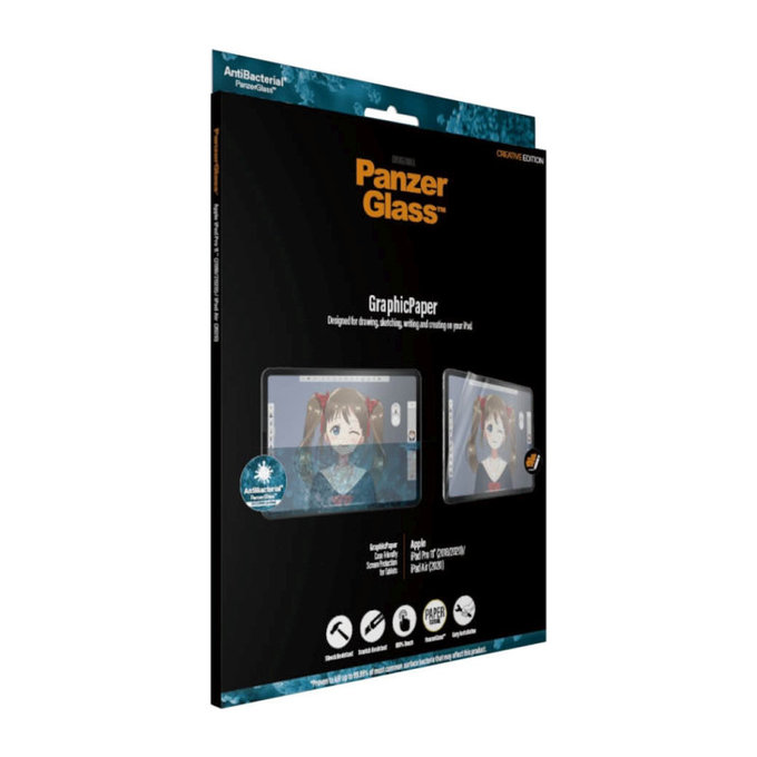 Προστατευτική μεμβράνη GraphicPaper Case Friendly AB για iPad Pro 11''/Air 10,9'', Διάφανο, PanzerGlass