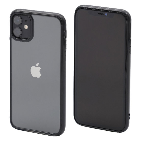 Θήκη Invisible για iPhone 11, Μαύρο, Black, FixPremium