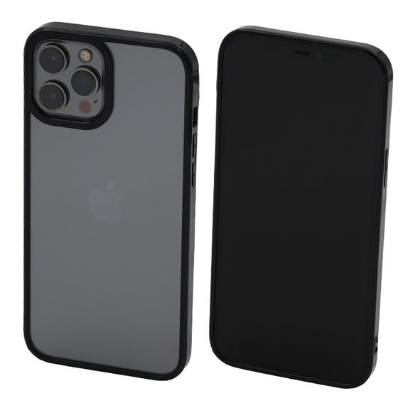 Θήκη Invisible για iPhone 12 Pro Max, Μαύρο, Black, FixPremium