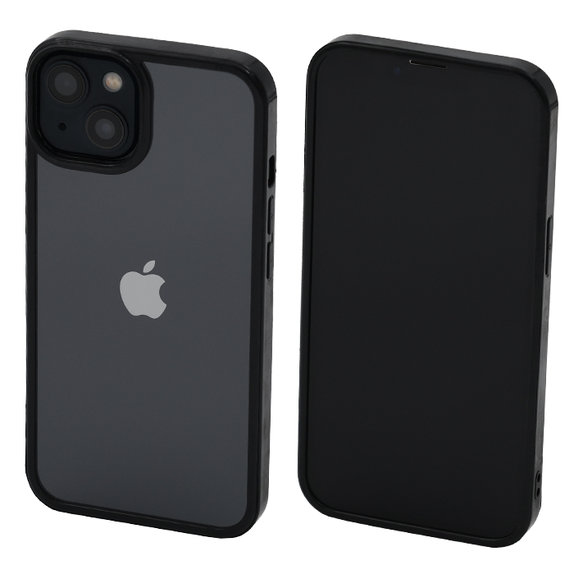 Θήκη Invisible για iPhone 13 & 14, Μαύρο, Black, FixPremium