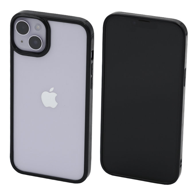 Θήκη Invisible για iPhone 14 Plus, Μαύρο, Black, FixPremium