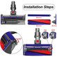 Κεφαλή Δαπέδου για Dyson V-series | Outsize