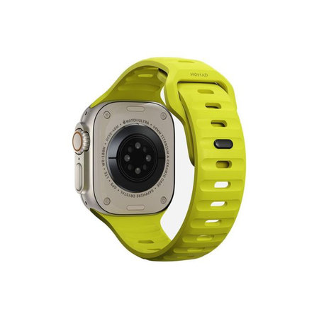 Σιλικόνης Αθλητικό Λουράκι για Apple Watch | 42mm | 44mm | 45mm | 49mm | Tartrazine | FixPremium