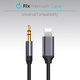 Καλώδιο Lightning / Jack 3.5mm (1m) | Μαύρο | Black | FixPremium