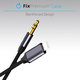 Καλώδιο Lightning / Jack 3.5mm (1m) | Μαύρο | Black | FixPremium