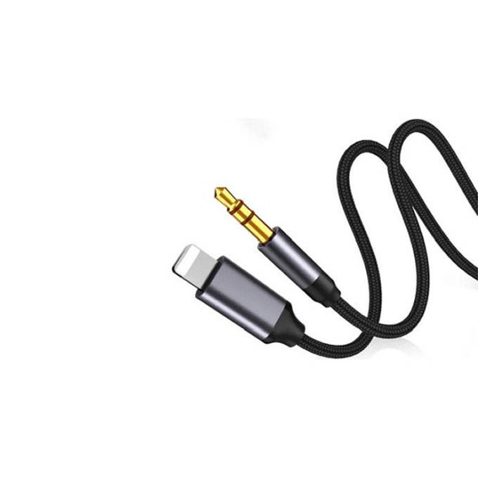 Καλώδιο Lightning / Jack 3.5mm (1m) | Μαύρο | Black | FixPremium