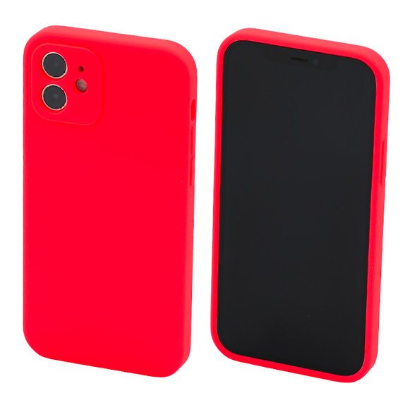 Θήκη σιλικόνης για iPhone 11, Κόκκινο, Red, FixPremium