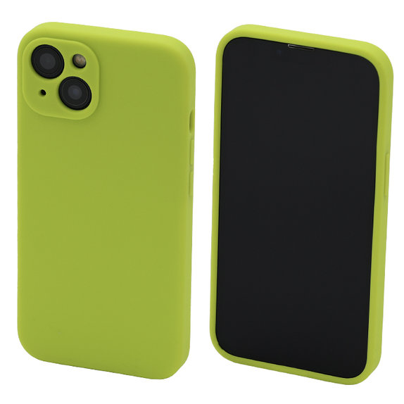 Θήκη σιλικόνης για iPhone 13, Νεον Πράσινο, Neon Green, FixPremium