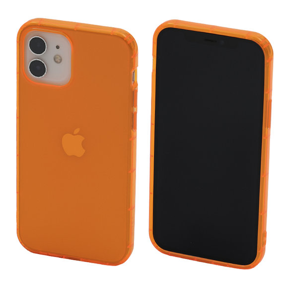 Διαγραφή θήκης για iPhone 12 & 12 Pro, Πορτοκαλί, Orange, FixPremium