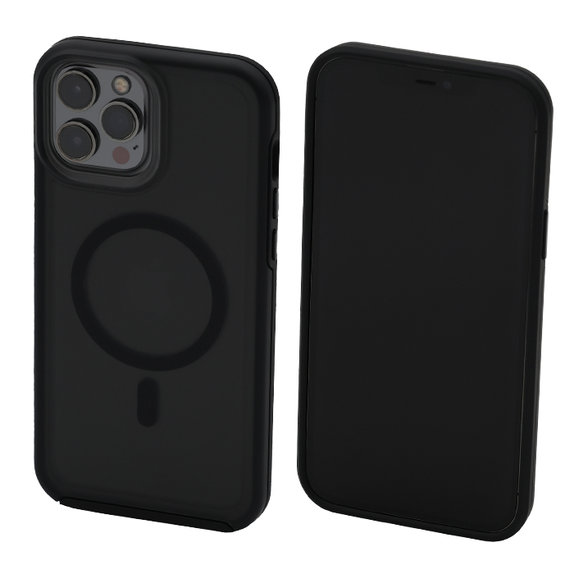 Διαγραφή θήκης με MagSafe για iPhone 13 Pro Max, Frost Black, FixPremium