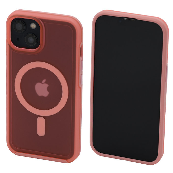 Θήκη Clear με MagSafe για iPhone 13 | Peach Pink | FixPremium