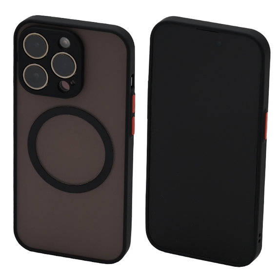Θήκη Matte με MagSafe για iPhone 14 Pro Max, Μαύρο, Black, FixPremium
