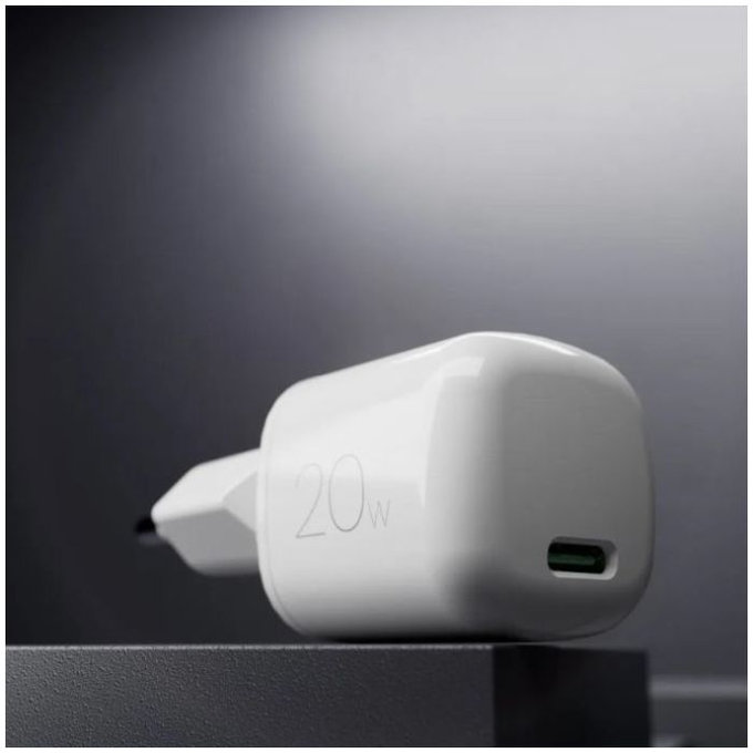 Αντάπτορας Φόρτισης MiniPro USB-C GaN 20W | Λευκό | White | PURO