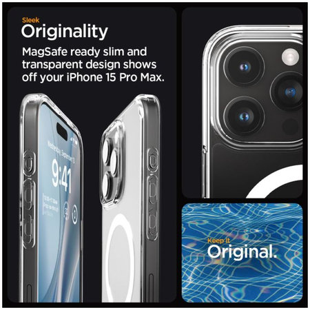 Θήκη Ultra Hybrid με MagSafe για iPhone 15 Pro Max | Λευκό | White | Spigen