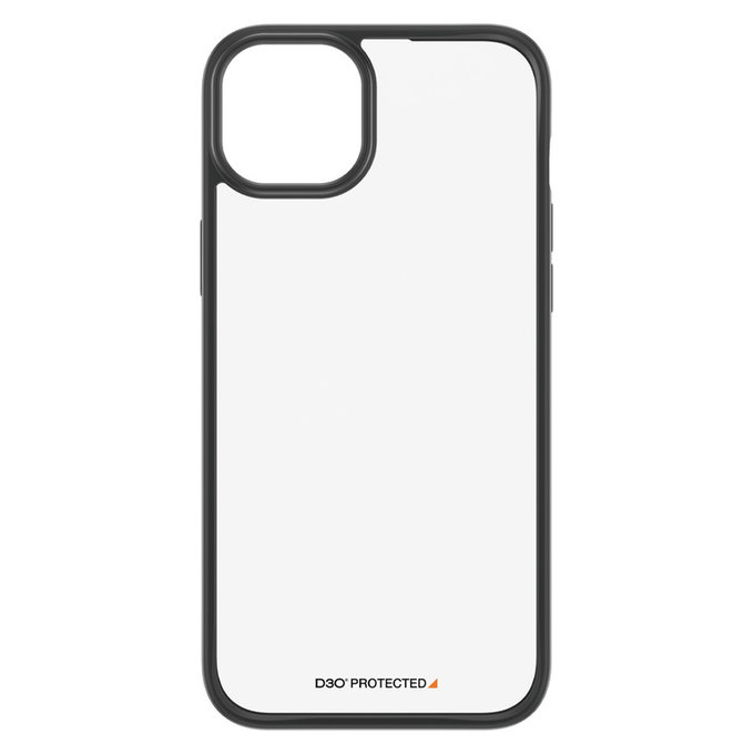 Θήκη ClearCase D3O για iPhone 15 Plus, Μαύρο, PanzerGlass