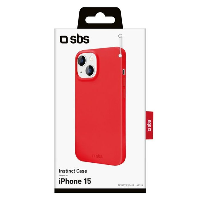 Θήκη Instinct για iPhone 15 | Κόκκινο | Red | SBS