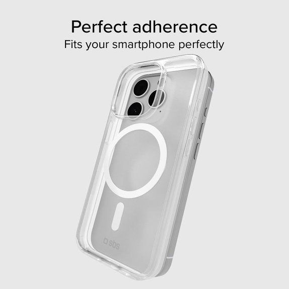 Θήκη Light Mag με MagSafe για iPhone 15 Pro, Transparent, SBS