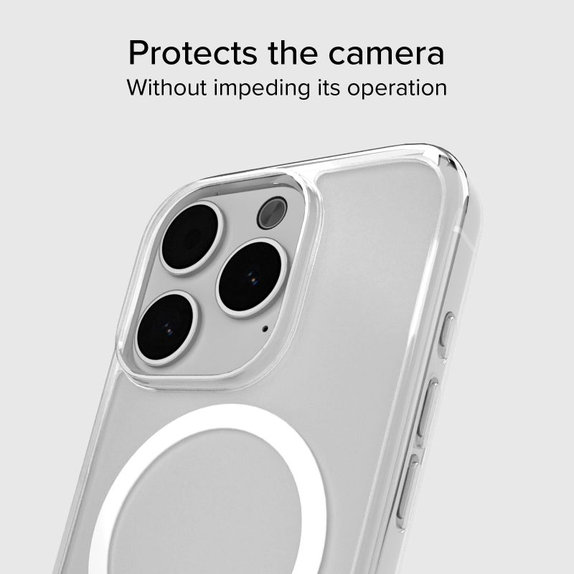 Θήκη Light Mag με MagSafe για iPhone 15 Pro, Transparent, SBS