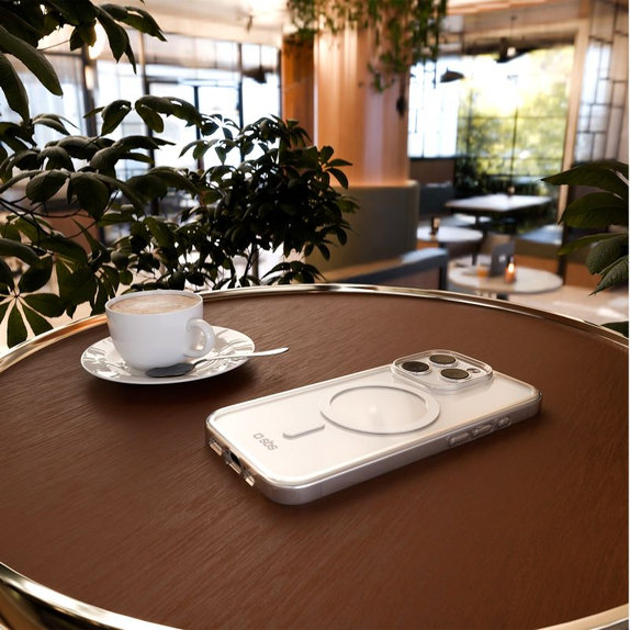 Θήκη Light Mag με MagSafe για iPhone 15 Pro, Transparent, SBS