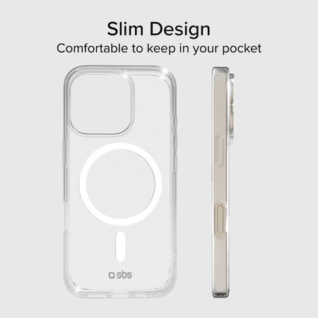 Θήκη Light Mag με MagSafe για iPhone 15 Pro Max, Transparent, SBS