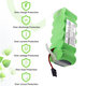 Μπαταρία για Ecovacs Deebot CR120, KK-8, X500, LP43SC2000P, 14.4V, 2000mAh, HQ