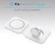 MagSafe Duo για iPhone & Apple Watch | λευκό | white | FixPremium