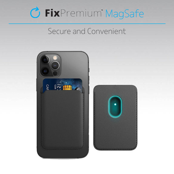 Θήκη MagSafe Wallet, Πράσινο, Green, FixPremium