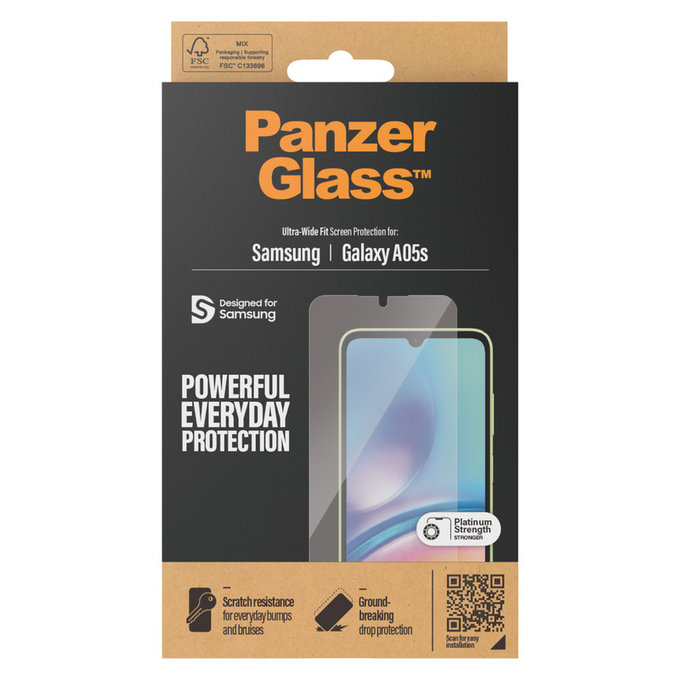 Σκληρυμένο γυαλί UWF για Samsung Galaxy A05s, Διάφανο, PanzerGlass