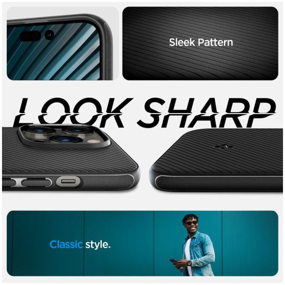 Θήκη Mag Armor με MagSafe για iPhone 14 Pro, Matte Black, Spigen