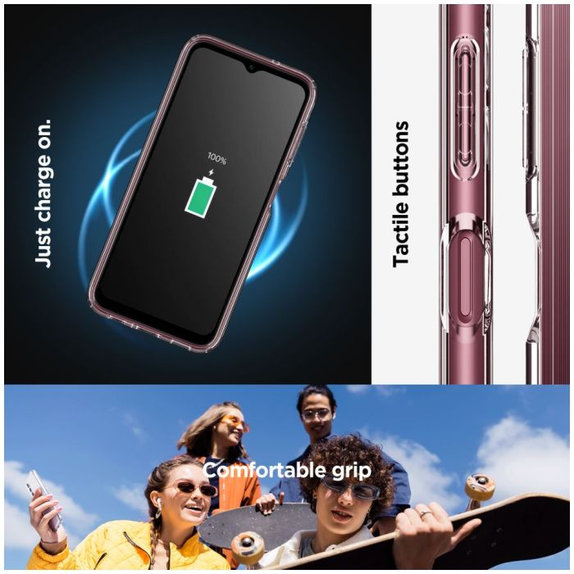 Θήκη Liquid Air για Samsung A14 5G, Transparent, Crystal Clear, Spigen