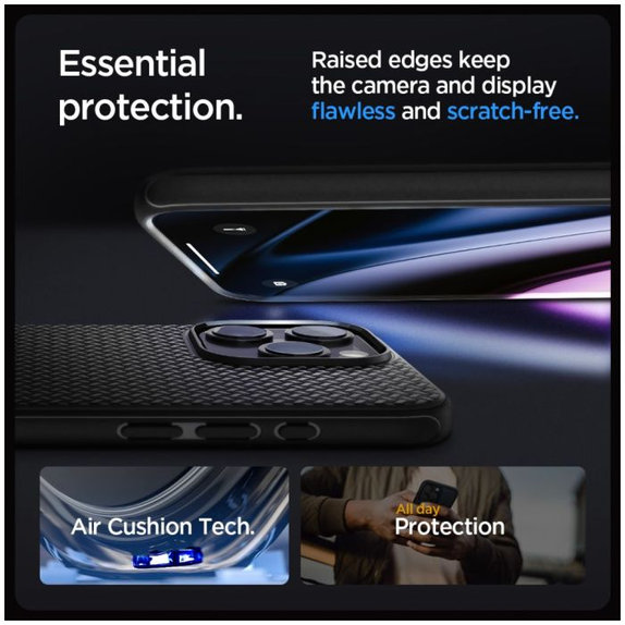Θήκη Mag Armor με MagSafe για iPhone 15 Pro Max, Matte Black, Spigen
