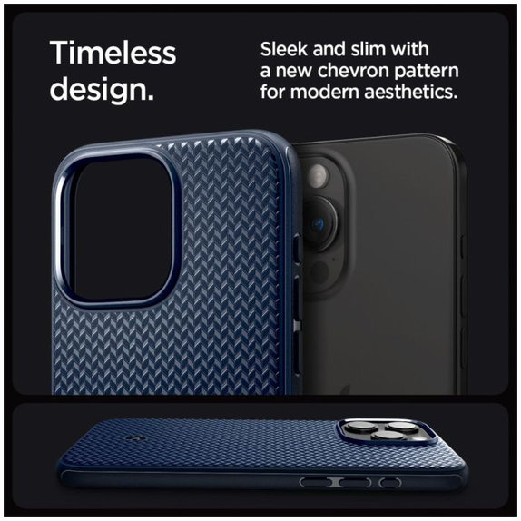 Θήκη Mag Armor με MagSafe για iPhone 15 Pro Max, Navy Blue, Spigen